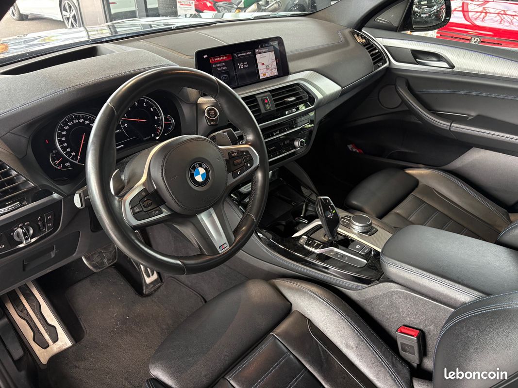 BMW X4 M40i 354CH Carbonschwarz Entretiens complets BMW Attelage Toit Ouvrant Harman Kardon Sièges électriques Caméra 360 21P Garantie 6 ans 559/mois (image 5)