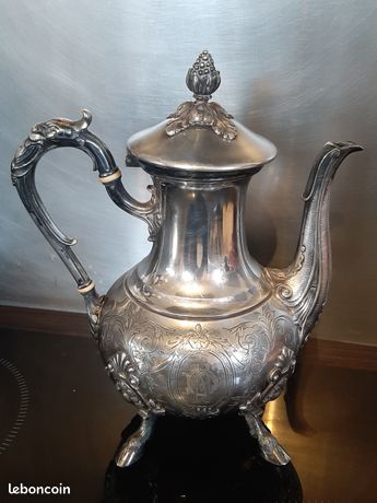 Théière samovar (1) - Louis XV - Métal argenté - Cailar - Catawiki