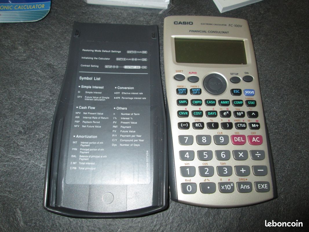 Calculatrice casio financial consultant ......35 euros (image 1)