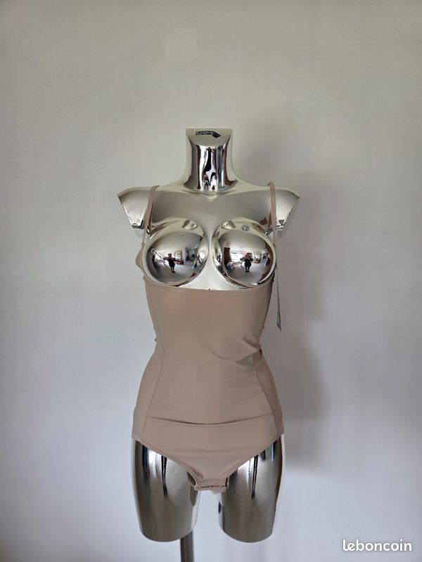 Ysavel Mora Body Culotte Gaine Réducteur taille XL - Nude Beige Push-up - Vêtements