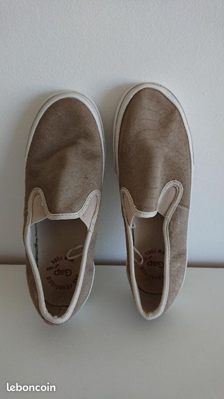 Paire de sneakers plates beige Gap pointure 39 - danayel (image 7)