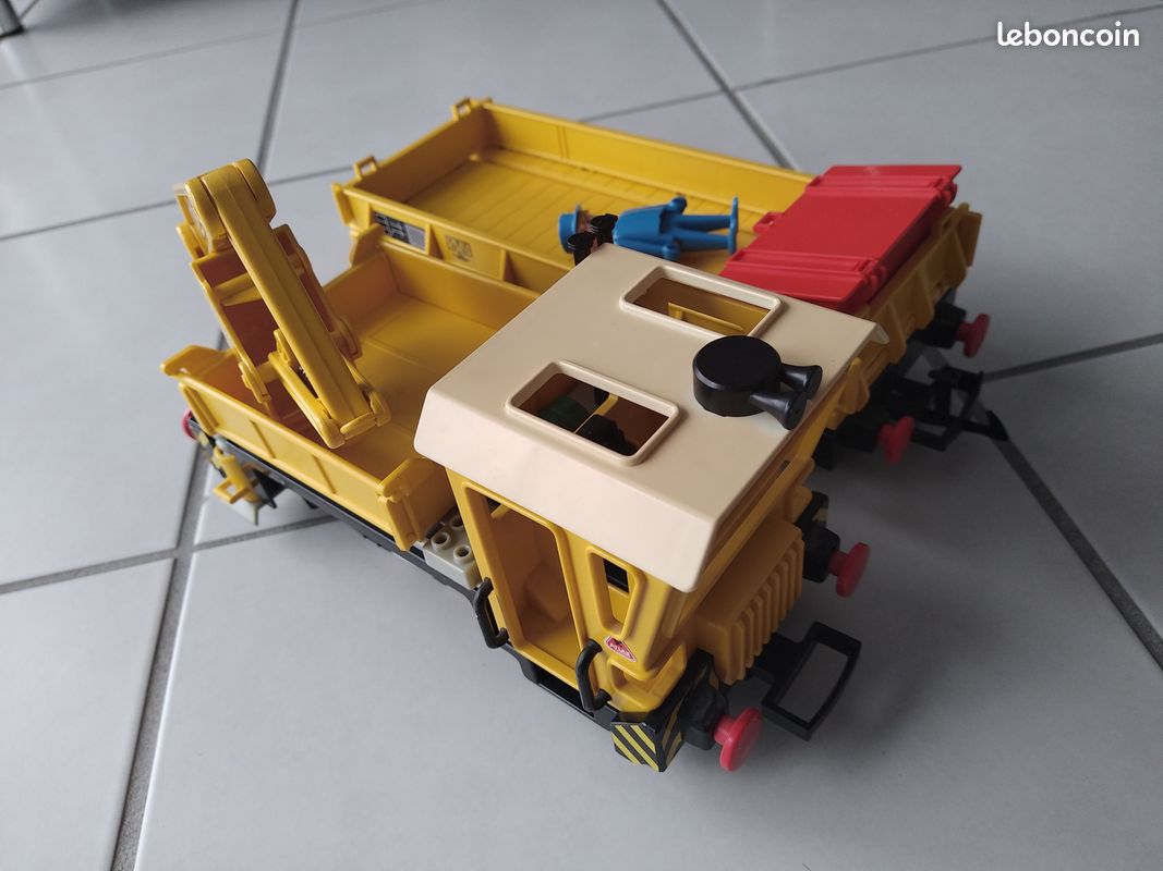 Playmobil 4053 Tren De Trabajo Construccion Vintage Retromx