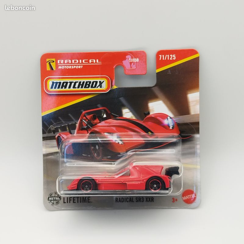 Voiture Miniature Matchbox Radikal SR3 XXR 2025 - Neuve En Boîte - 1/64