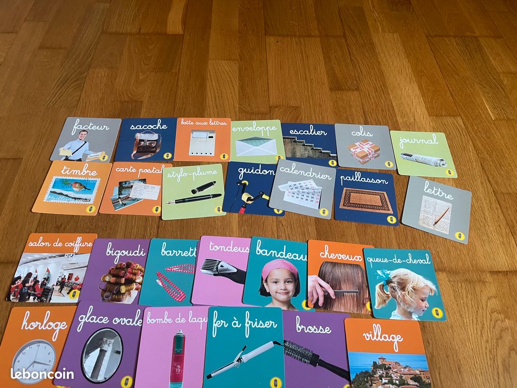 1 lot de 42 cartes-mots pour développer le vocabulaire, relatif à 3 thèmes (image 4)