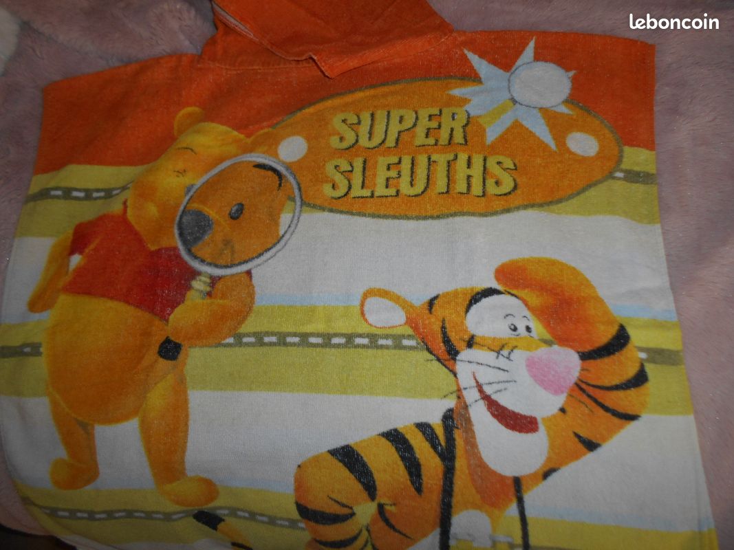 Disney sortie de bain serviette poncho avec capuche (image 1)