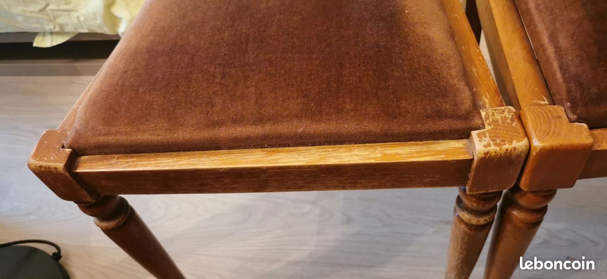 2 chaises en bois (image 5)
