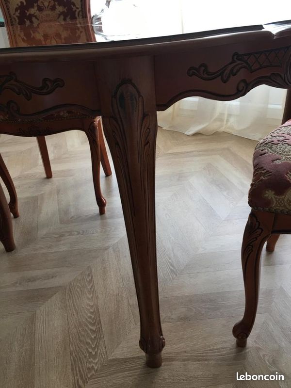 Ensemble table à manger et 4 chaises (image 2)