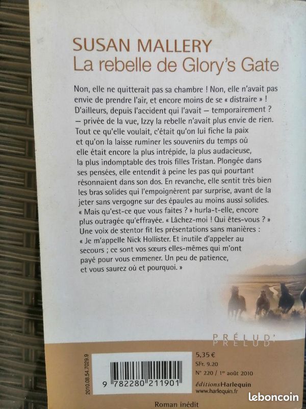 La rebelle de Glory's Gate Susan Mallery (image 2)