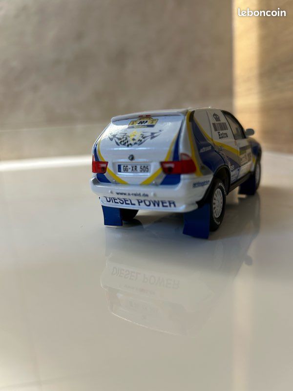 BMW X5 #207 RALLYE RAID VENT DE SABLE 2004 ALPHAND MAGNES SOLIDO 1/18 DAKAR
