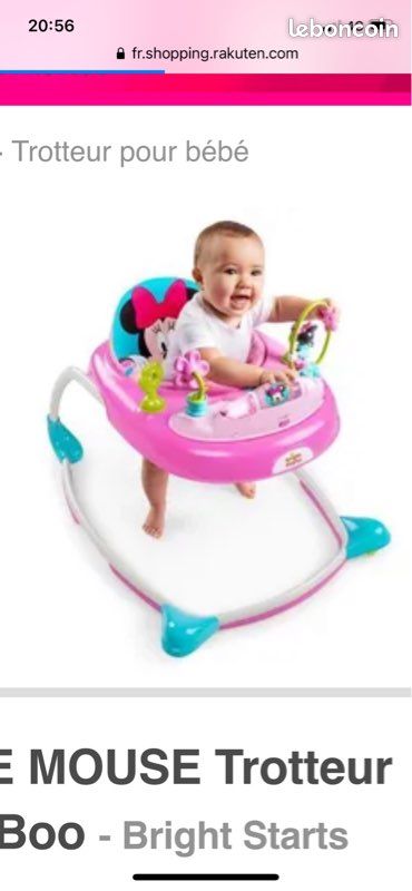 Trotteur bébé minnie (image 1)