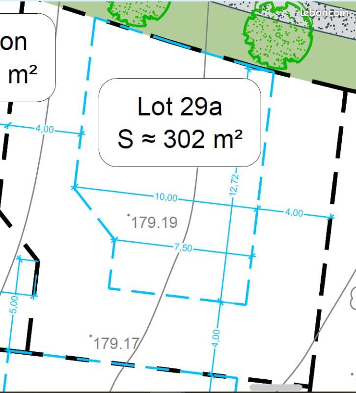 Terrain 302 m² · à Saint-Georges-de-Reneins · 104 900 €