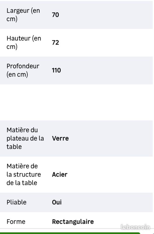 Table pliante Naterial+ 2 chaises pliante (image 3)