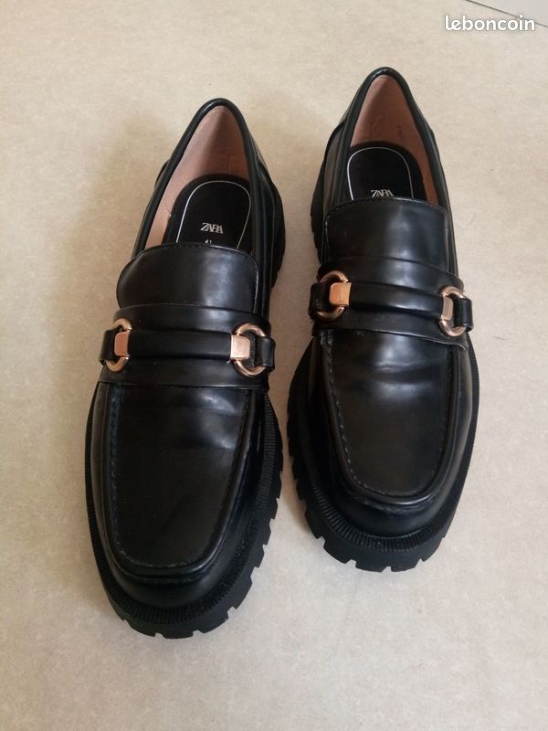 Track Zara Mocassin Noir Femme Zara Cuir Mocassin Femme Zara En