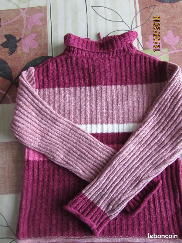 Pull - N°34 Rose Taille 10 ans (image 2)