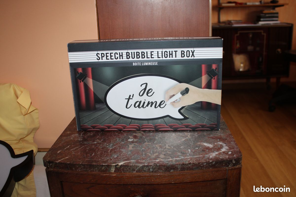 Boîte lumineuse " speech bubble light box (image 3)
