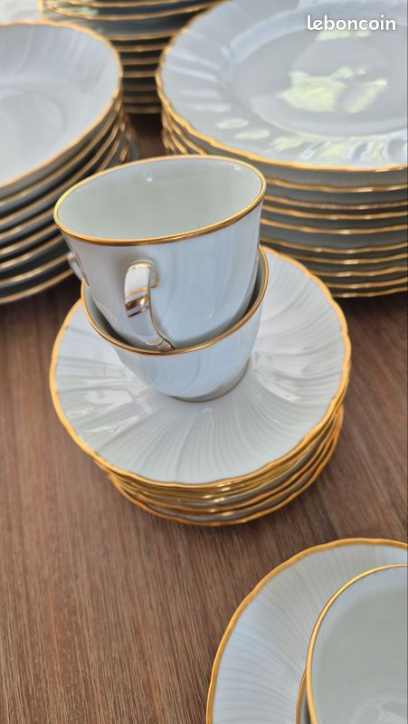 Service porcelaine de Limoges Bernardaud "Verlaine " (image 3)