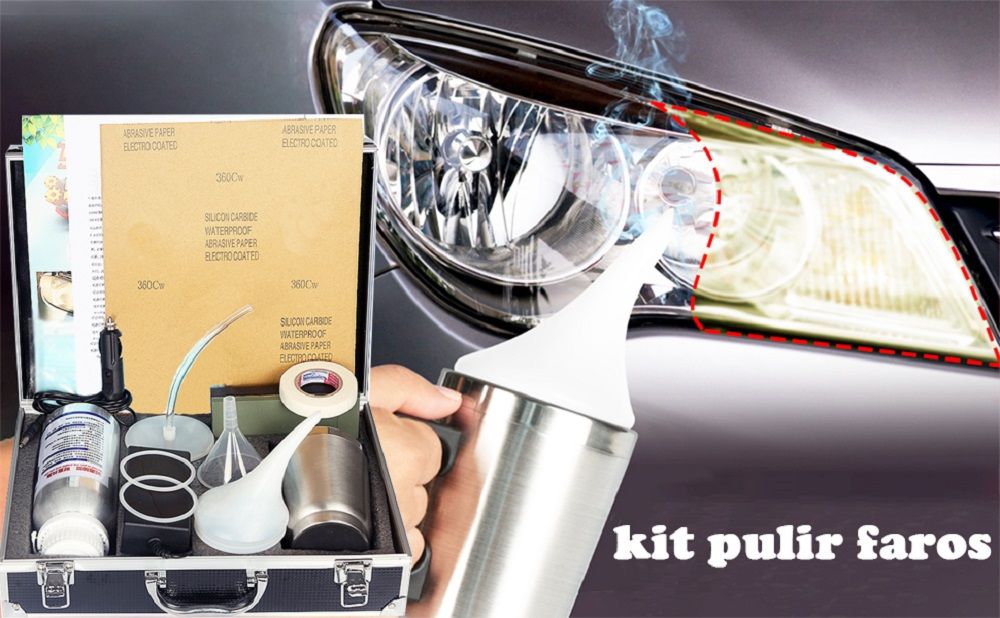 Kit de polissage professionnel pour phares de voiture - Kit de