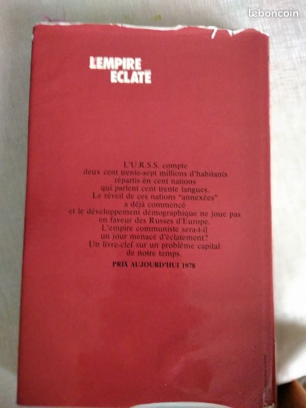 L'empire éclate Hélène Carrère d'Encausse Editions France Loisirs (image 2)