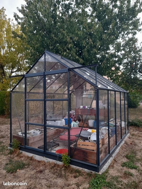 Serre de jardin verre trempé (image 1)