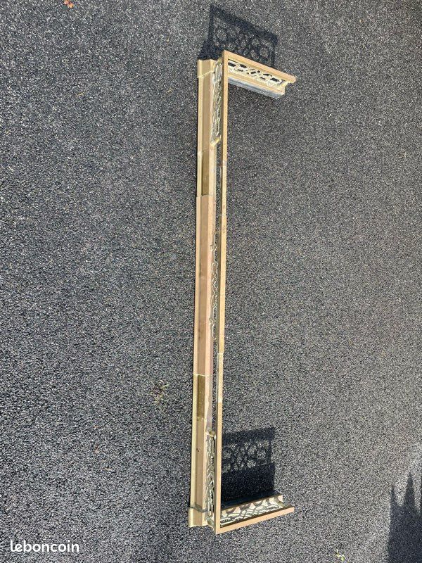 Pare-Étincelles de Cheminée Pliable en Laiton, France, 1970s en vente sur
