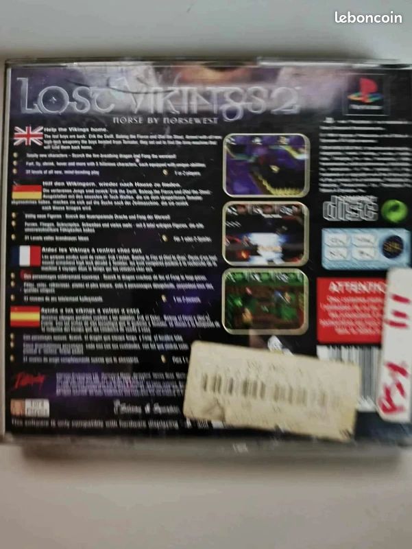 Lost Vikings 2 Sur PlayStation 1 - Jeu Complet PAL En Bon état