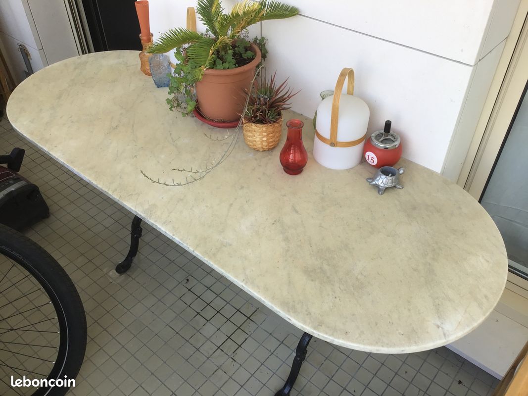 Table de Jardin Marbre (image 5)