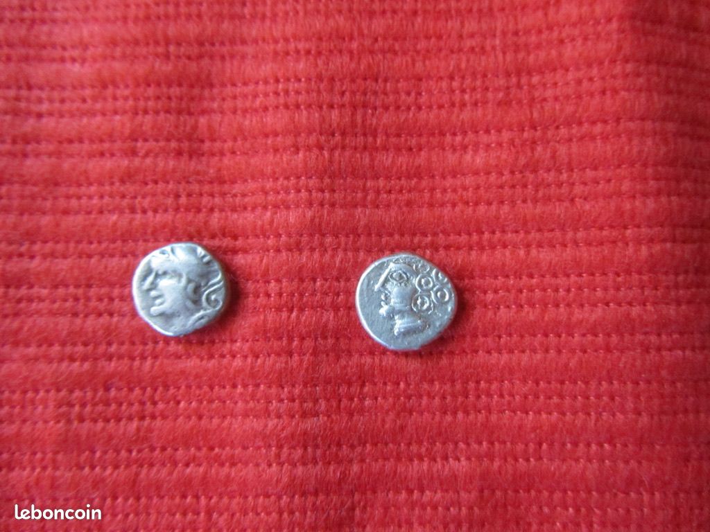 Monnaies gauloises argent (image 1)