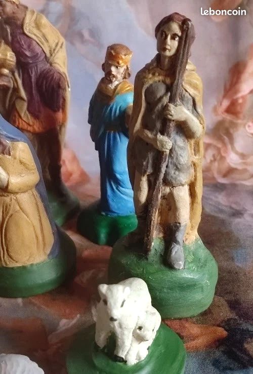 LOT DE SANTONS Anciens, En Plâtre EUR 15,00 - FR