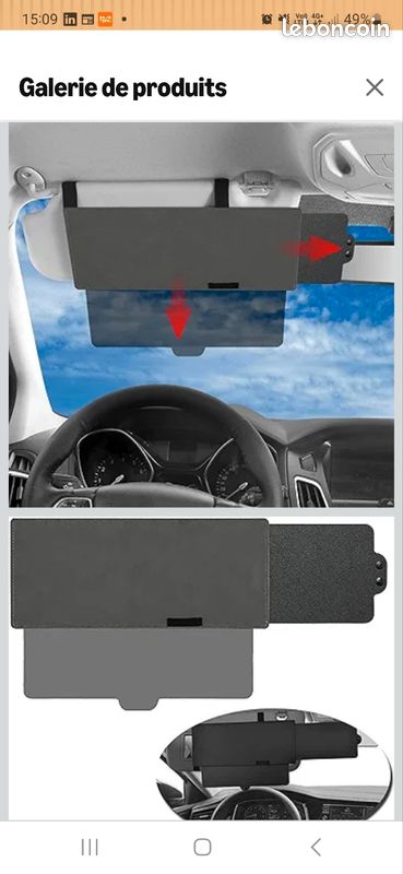 Extension pare soleil voiture (image 1)