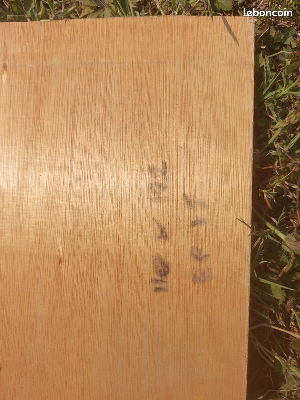 Lot de 3 panneaux contreplaqué bois dur 15 mm (image 2)