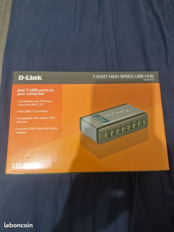 Hub usb 7 ports (image 1)