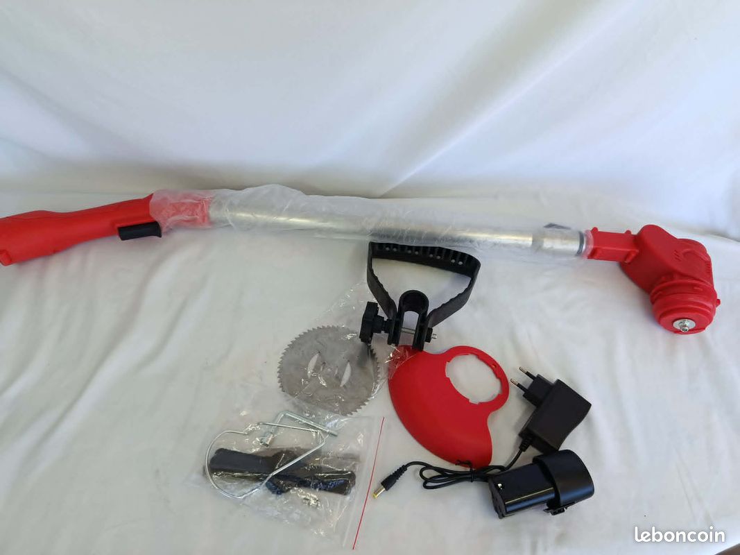 Coupe-bordure sans fil électrique avec batterie et accessoires (image 1)