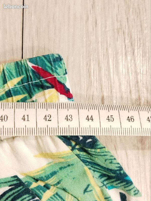 JG36 Pantalon fluide tropical Kiabi T L imprimé jungle (image 10)