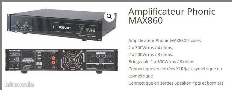 Sono en rack ABS 250 watts + PC Portable + 2 Enceintes 250 Watts (image 7)