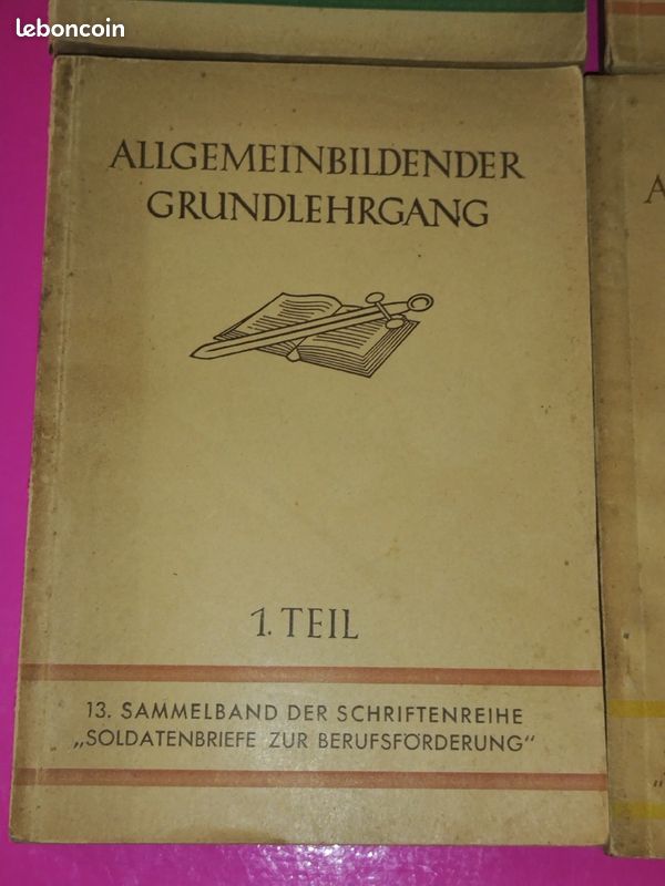 4 livres sur les cours des soldats allemands 1941 (image 4)