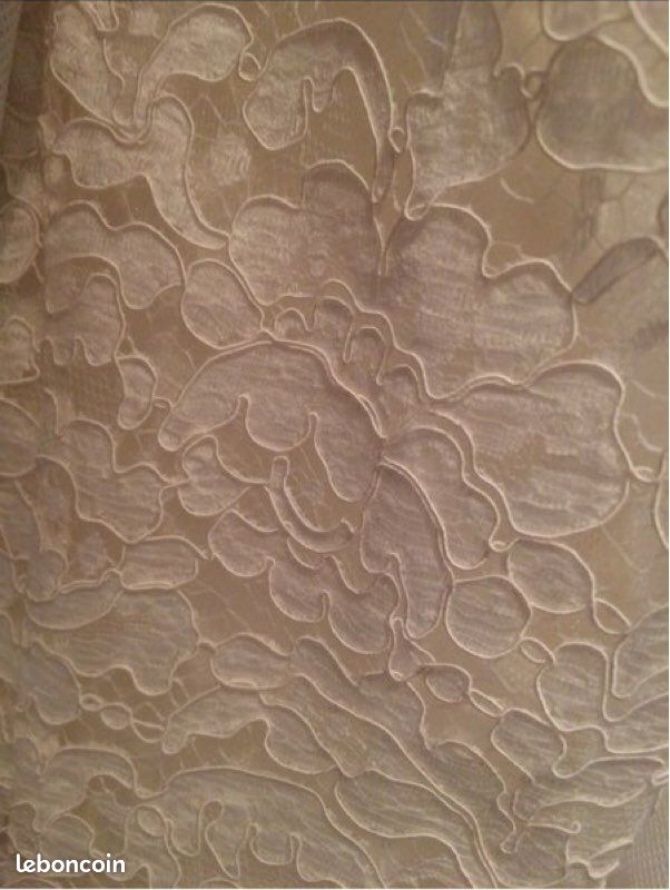 Robe de mariée midi, dos nu en V, dentelle (image 5)