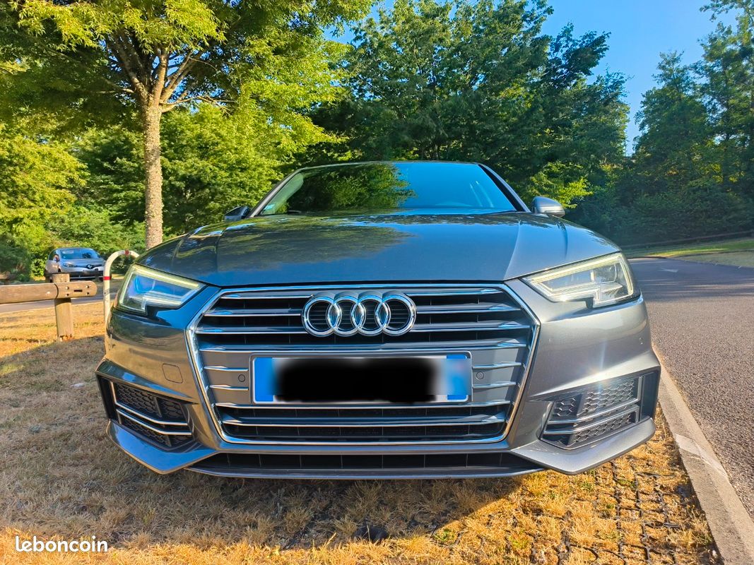 Audi A4 B9 2.0 TDI 190 S line S tronic – Gris Daytona – Virtual Cockpit (image 1)