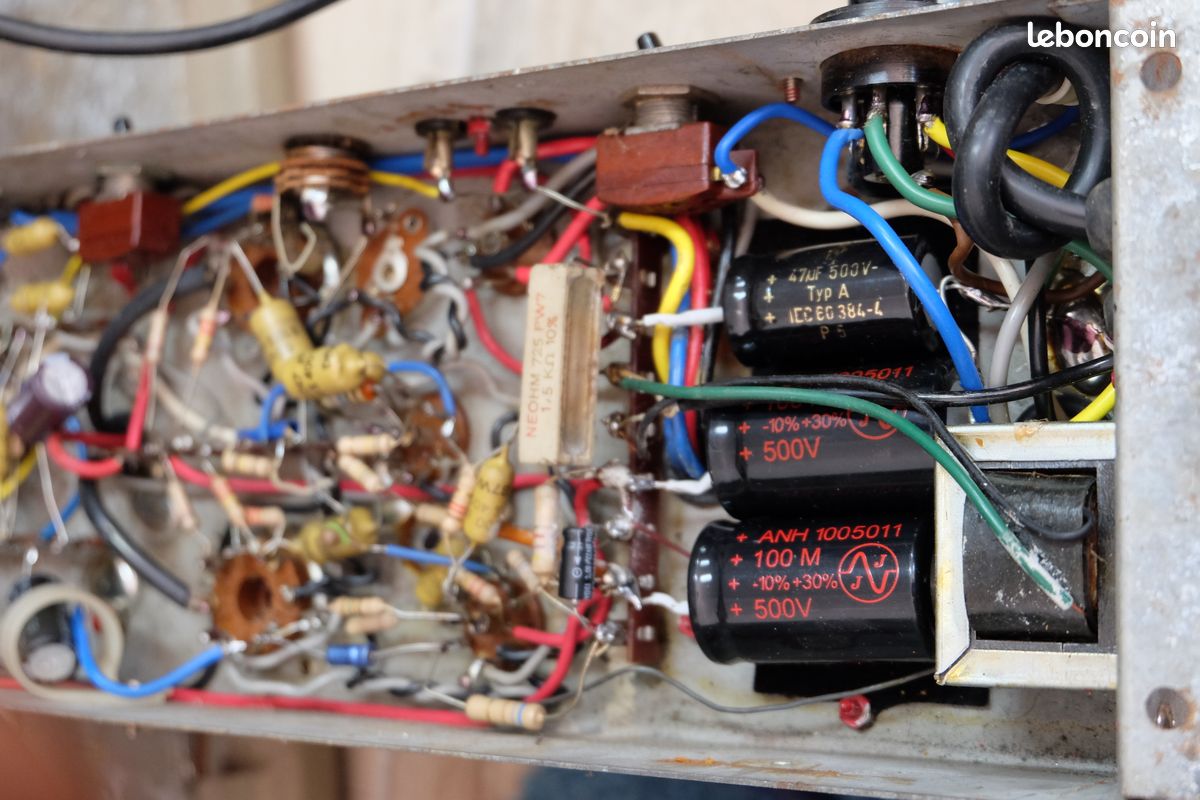 Ampli à lampes FARFISA FR 40 vintage années 60 restauré (image 15)