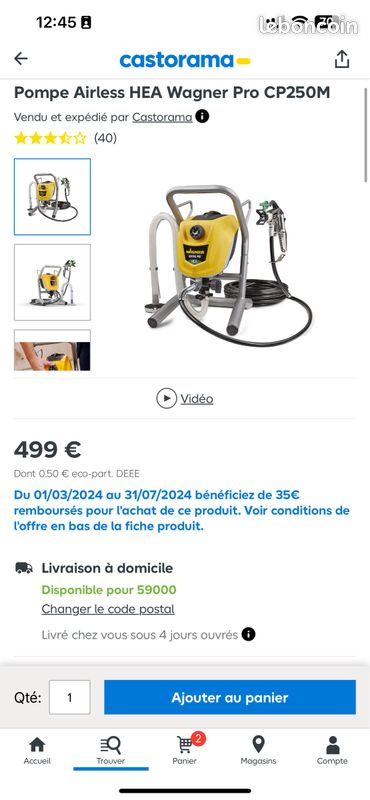 Wagner Pro CP250M + accessoires (image 5)