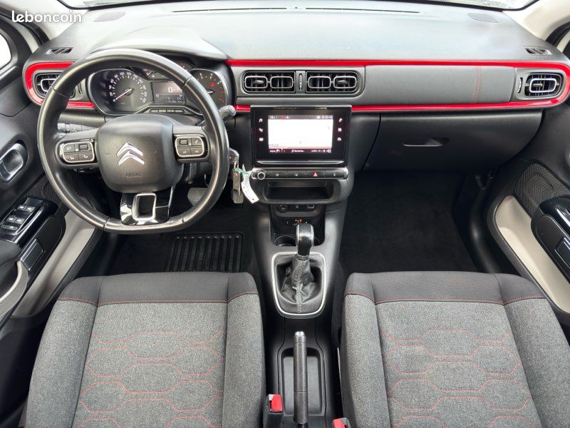 Citroen c3 boîte auto eat6 1.2 thp 110 cv shine pack bva / bi color / boîte automatique (image 4)