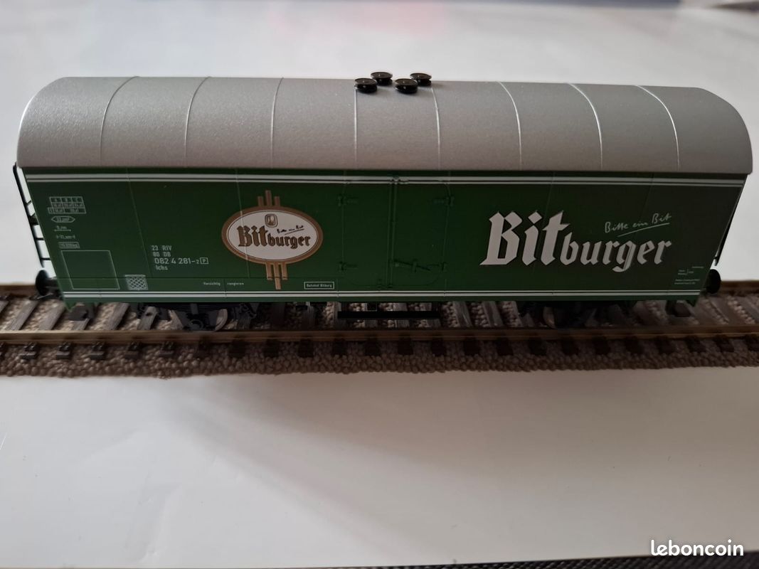 Lot De 2 Wagons HO Fleischmann 5345K - Wagons Frigorifiques DB Bière Maisels