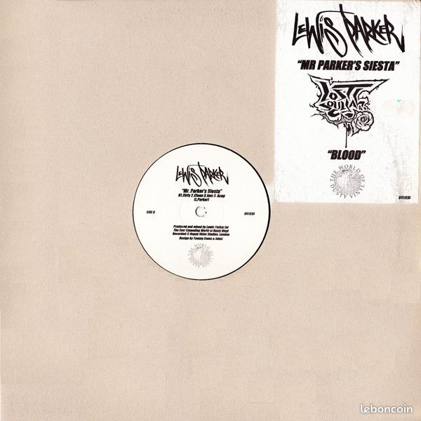 Lost Souljah & Lewis Parker / Blood - Mr. Parker's Siesta ( LP - 12") (image 1)