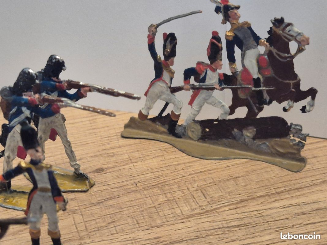Lot de Figurines 1er Empire plat d'étain - Collection