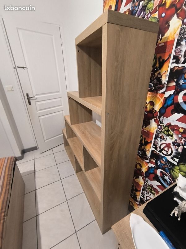 LIVARNO home Étagère en bambou, 37 x 140 x 37 cm