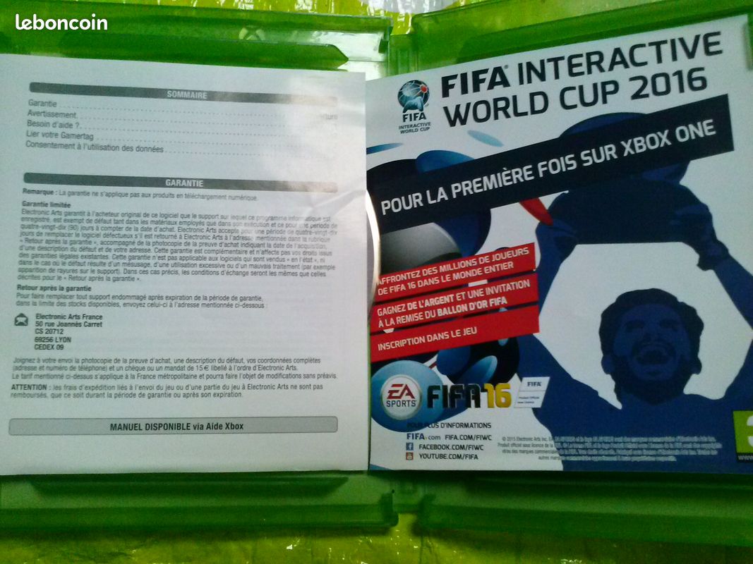 Jeu Xbox One Fifa 2016 (boîte + docu) (image 15)