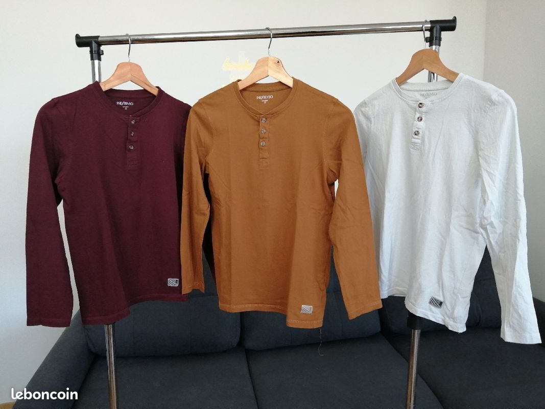Lot de 3 tee-shirt manche longue 12 ans (image 2)