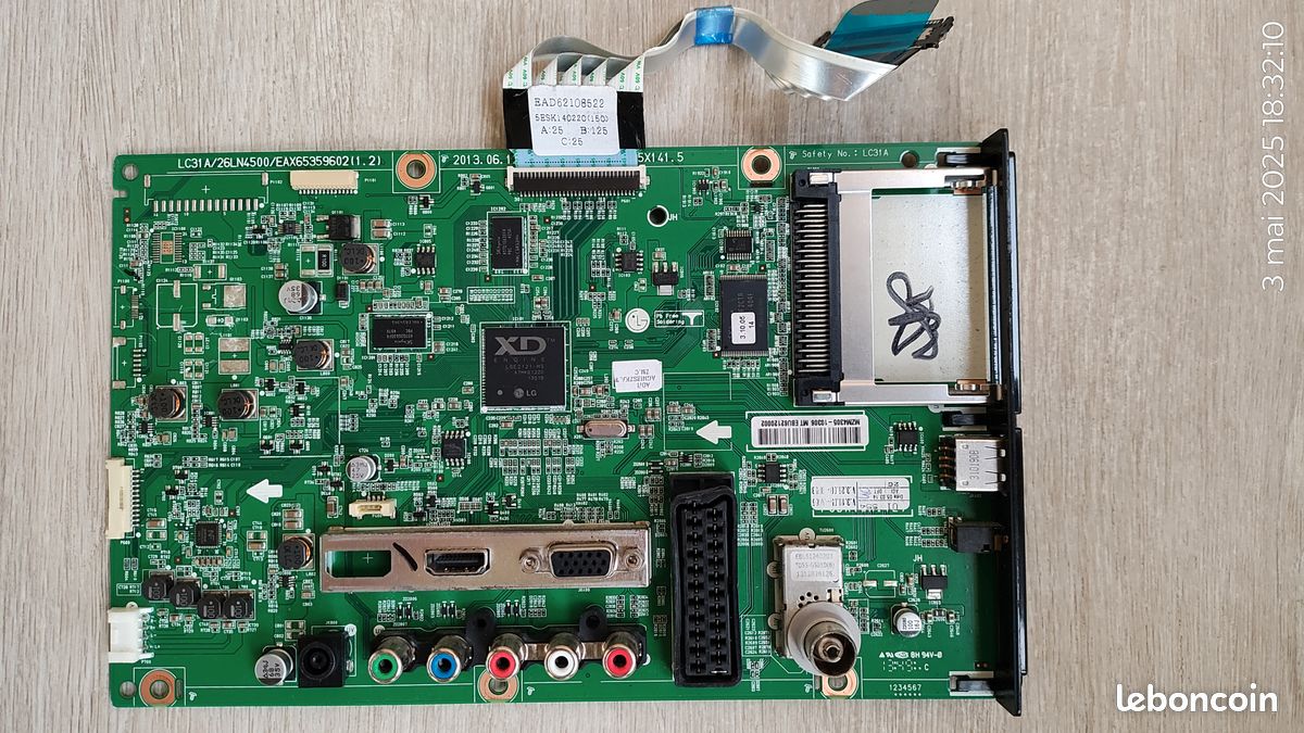 Carte Mère Pour TV LG 50PK540 – EAX61358603 – Main Board – Occasion Corée