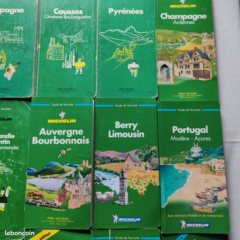 Lot 27 guides Michelin verts anciens France et étranger (image 8)