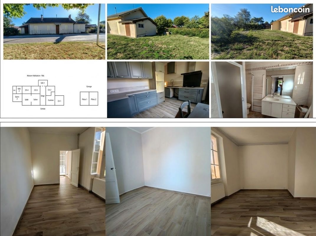 Maison 5 pièces 117 m² · à Roaillan · 117 m² · 1 200 €/mois