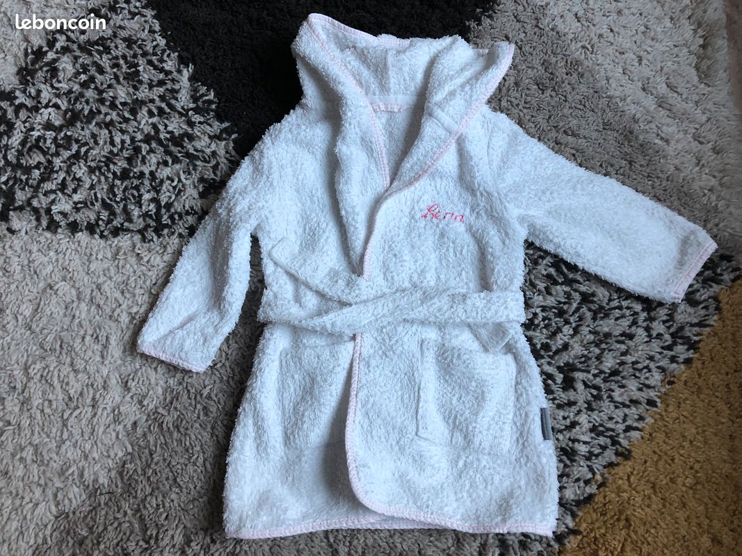 Peignoir licorne brodé Lena fille ans 86cm vertbaudet